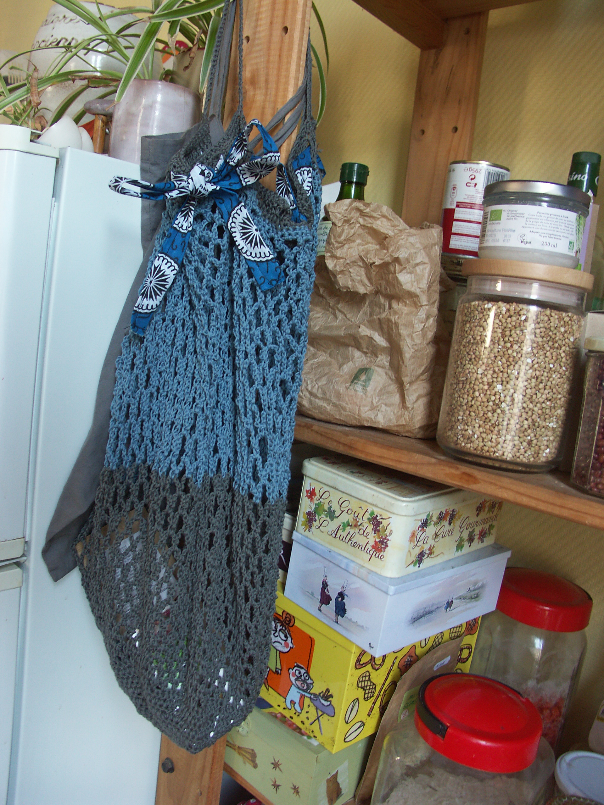 filet à provision fait mains