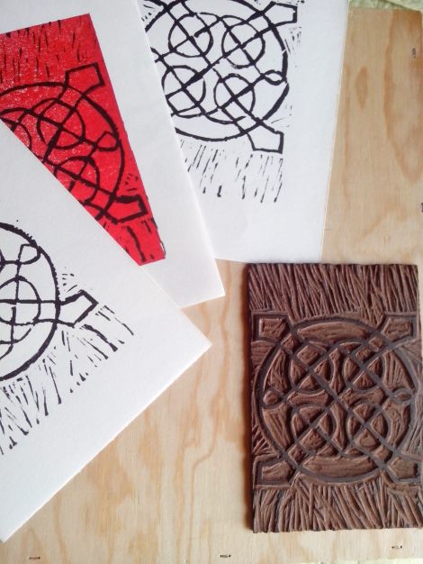 linogravure avec Vincent Tavernier